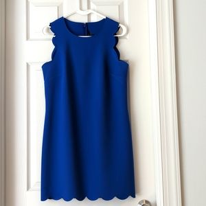 JCrew Scalloped Mini Dress